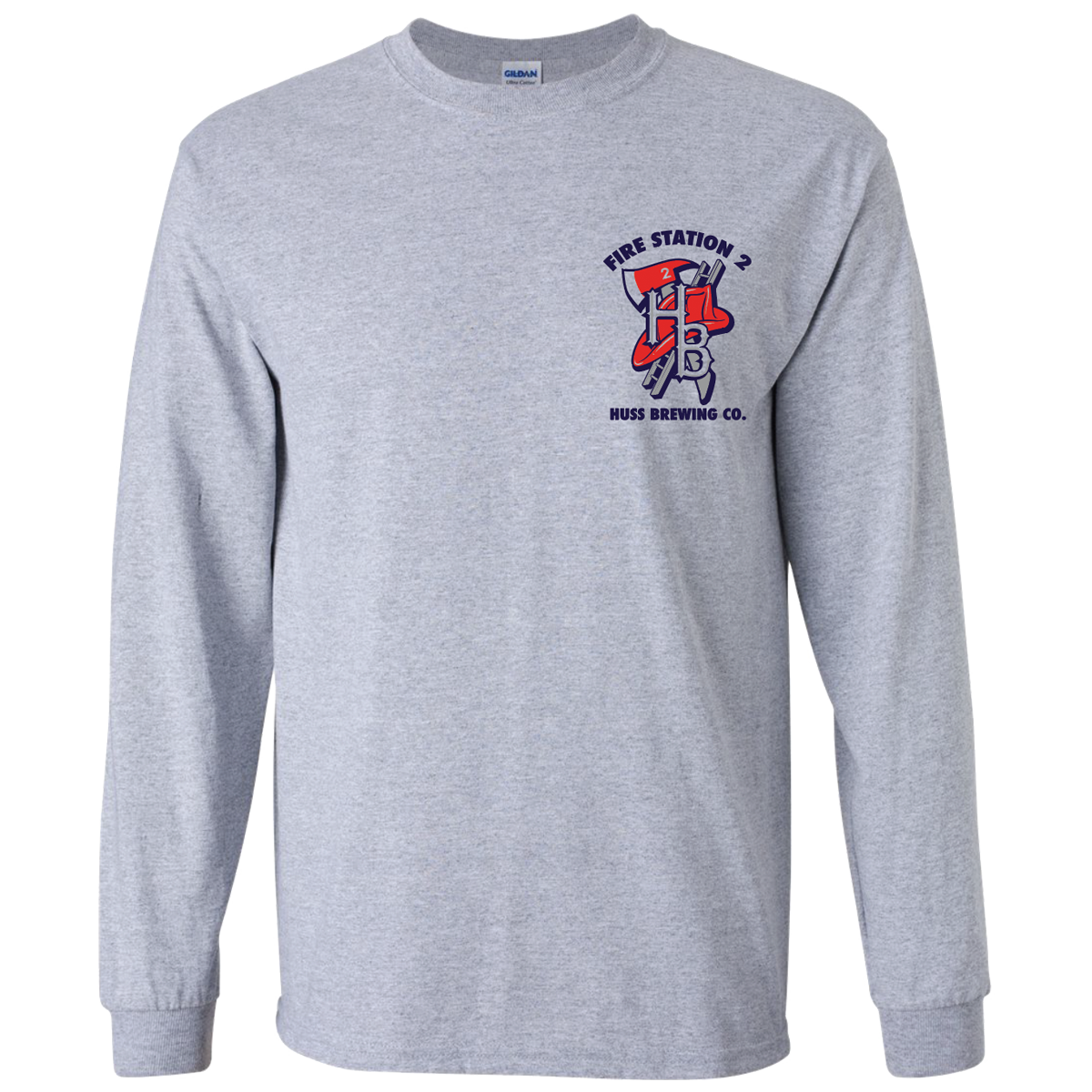 Fire Station 2 IPA Heather Long sleeve shirt