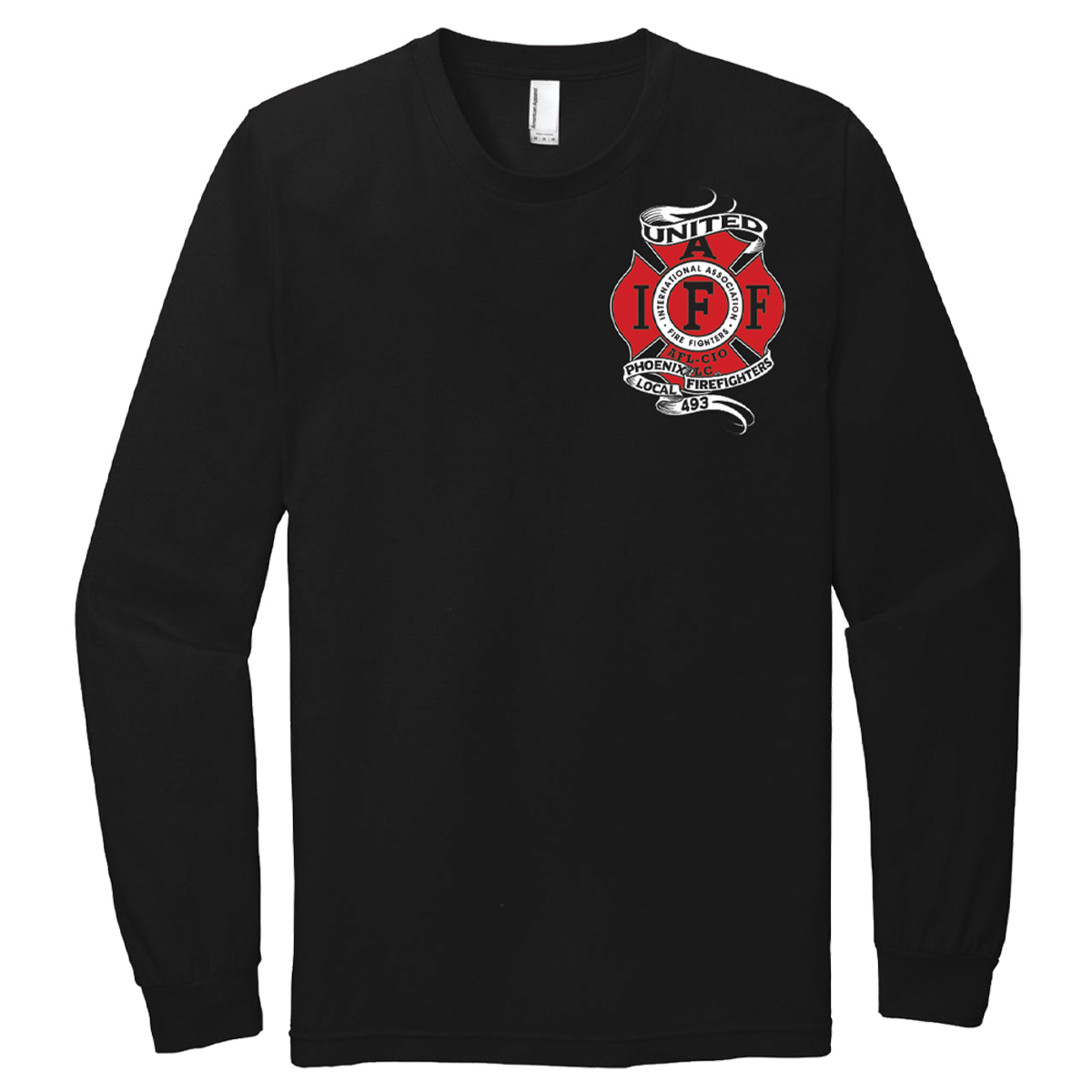 L493 Banner Black Long Sleeve shirt
