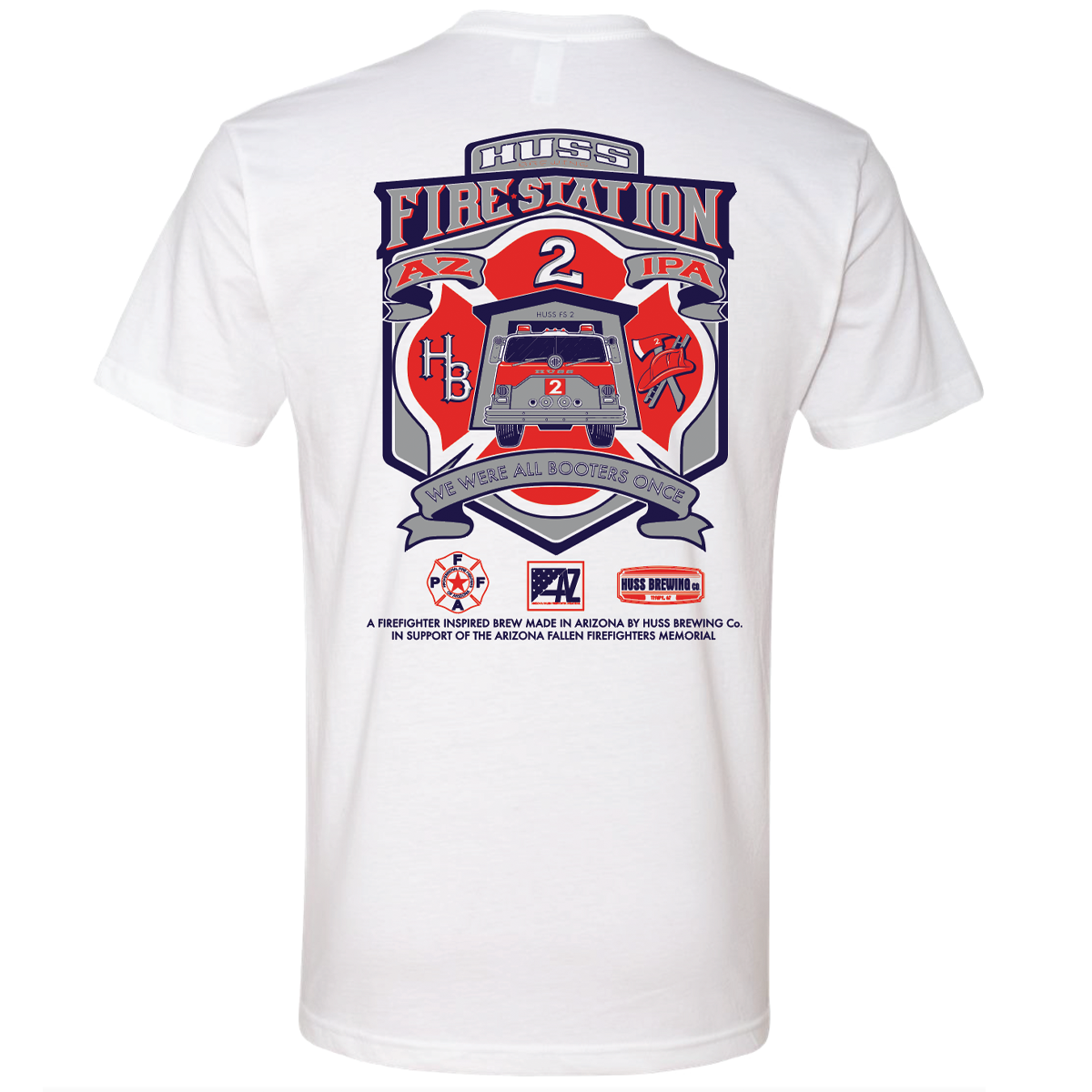 Fire Station 2 IPA White Tshirt