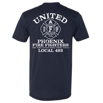 L493 Chapters Navy T shirt