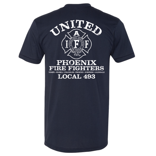 L493 Chapters Navy T shirt