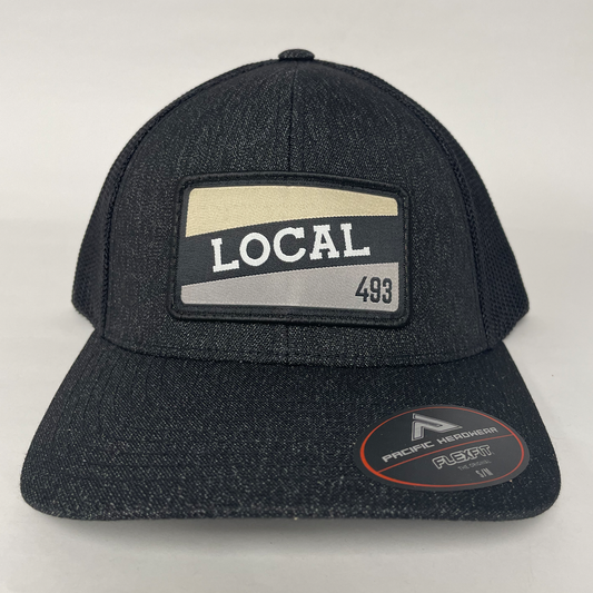 L493 Patch - Heather Black FITTED
